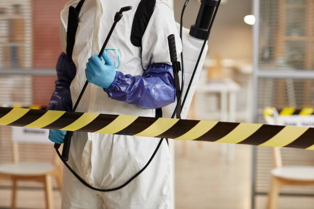 Professional Biohazard Cleanup technician working in Riverside, PA